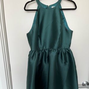 Wendy Bird Green Halter Dress
